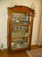 Antiquität: Biedermeier Glasvitrine